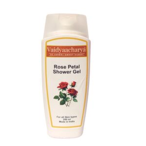 Vaidyaacharya Rose Petal Shower Gel