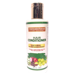 "Vaidyaacharya Hair Conditioner: Nourish, strengthen, and revitalize locks with natural ingredients. Silky-smooth, frizz-free hair awaits!"